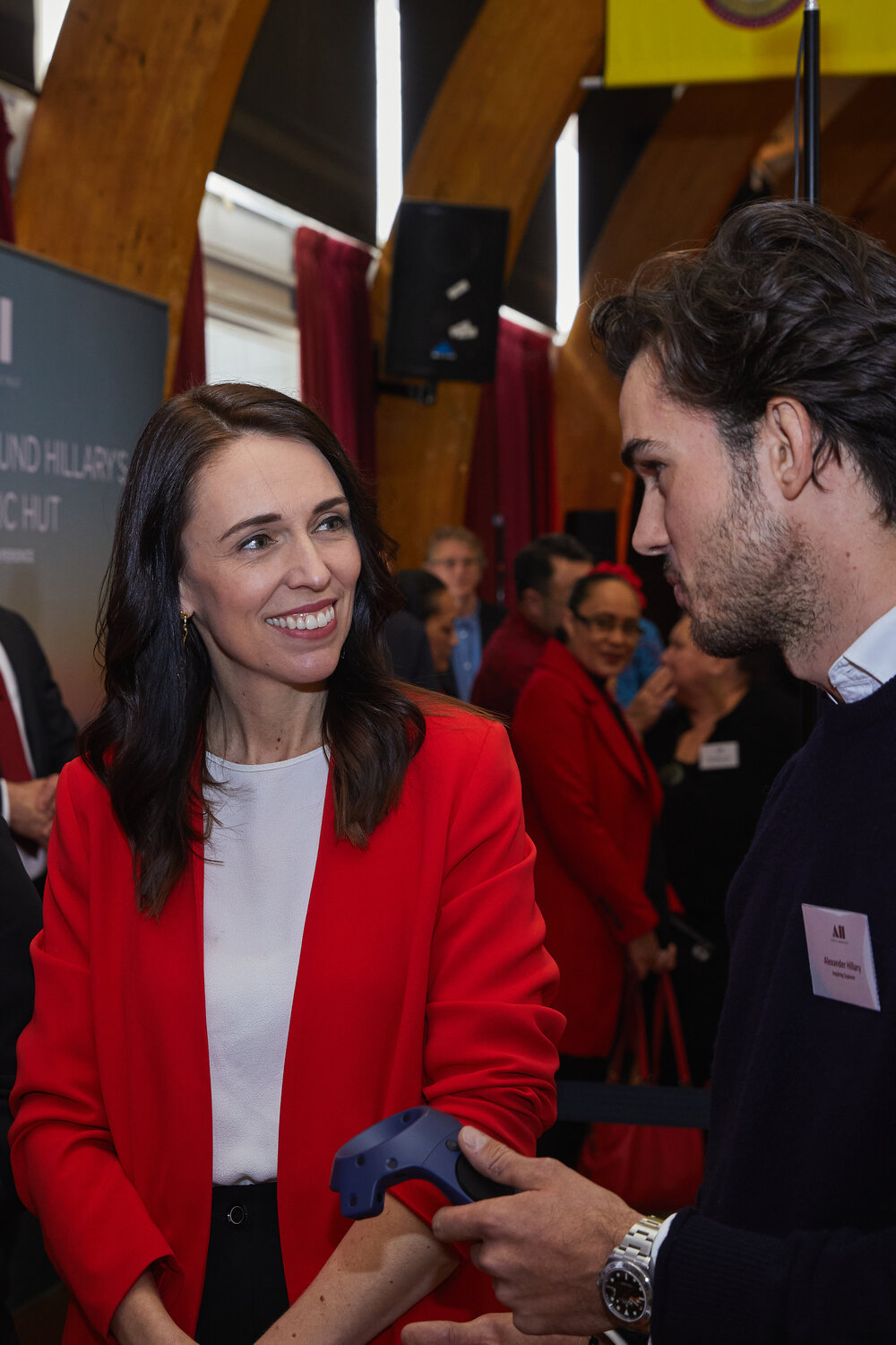 Prime Minister RT Hon Jacinda Ardern and Inspiring Explorer Alum Alexander Hillary