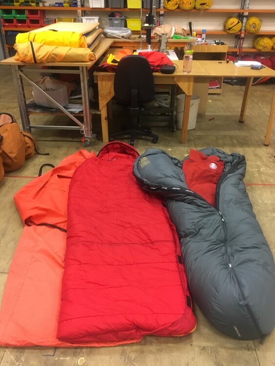 2019-20 Sleeping kit for the trip to Antarctica