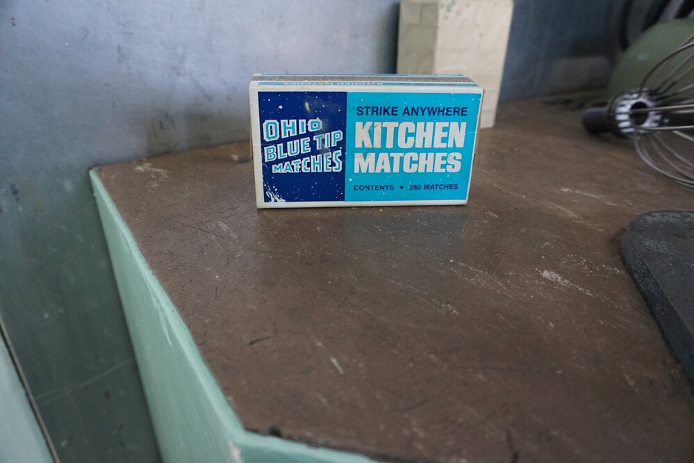 2019-20 Kitchen matches in the kitchen of Hillary's TAE/IGY Hut