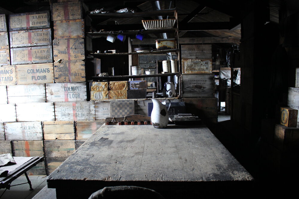 2019-20 Mess deck in the enlisted men's space