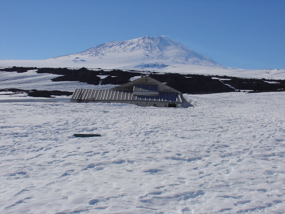 West elevation of Scott's 'Terra Nova' Hut 