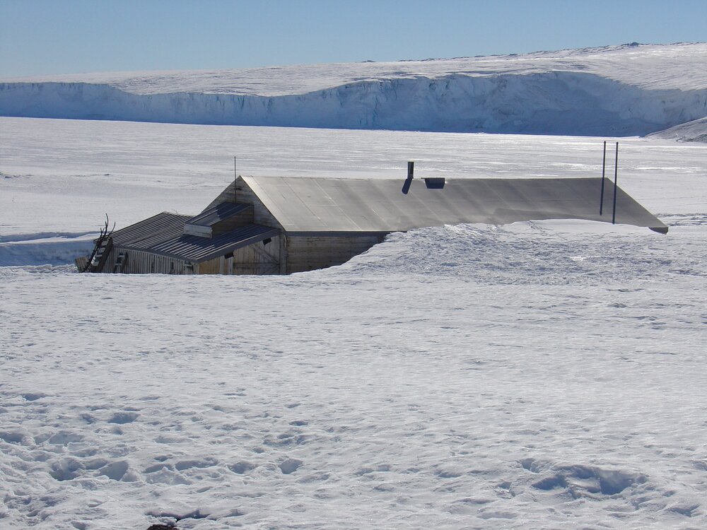 Southwest elevation of Scott's 'Terra Nova' Hut 