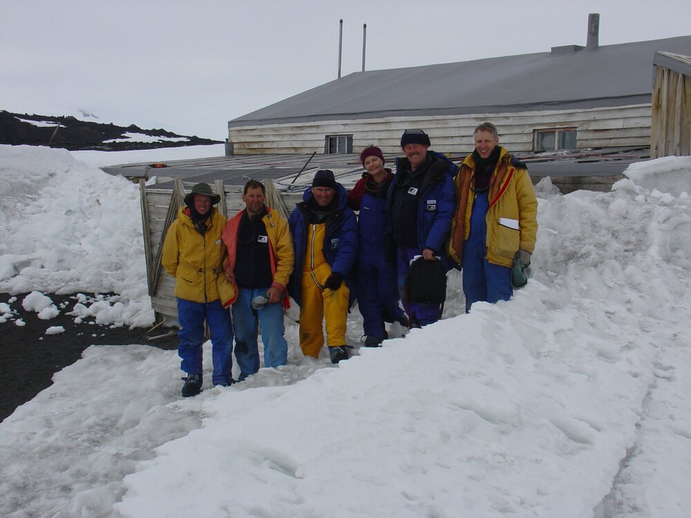 K440 Team at Scott's 'Terra Nova' Hut 