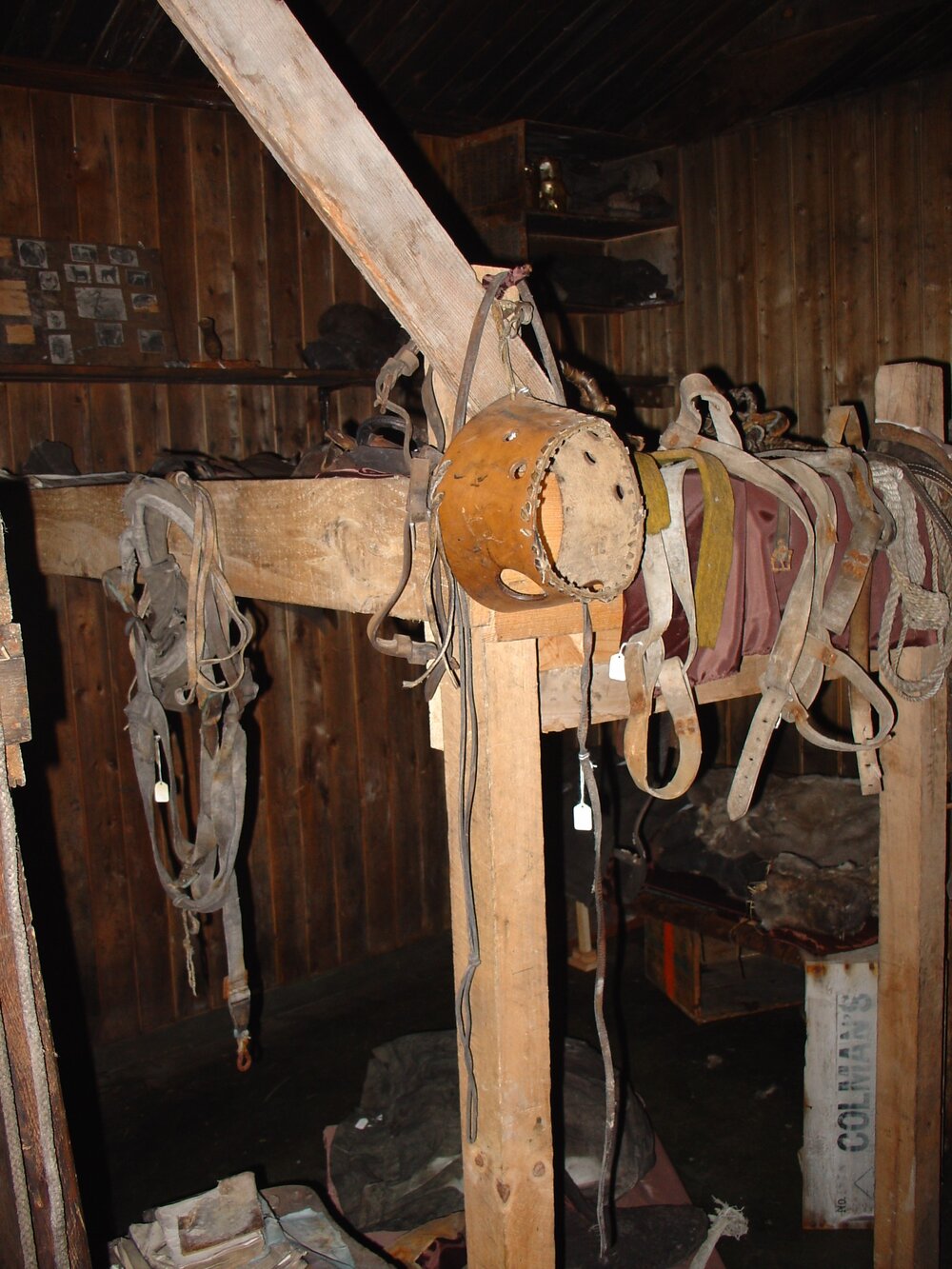 2003-04 Corner of Oates' bunk in Scott's 'Terra Nova' Hut