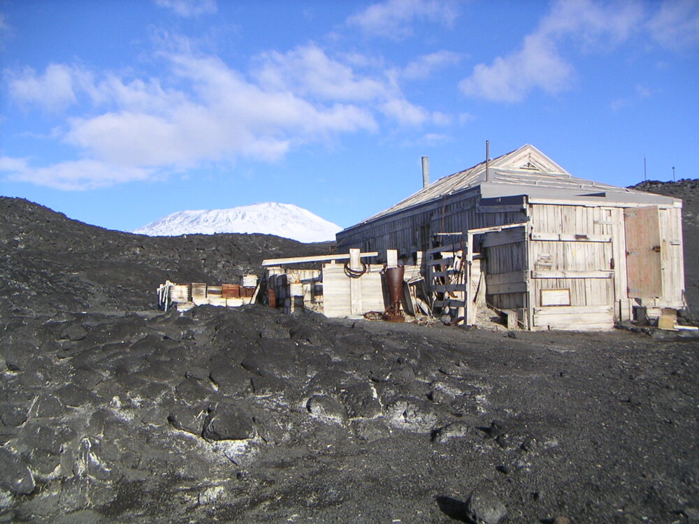 Northwest elevation, Shackleton's 'Nimrod' Hut 