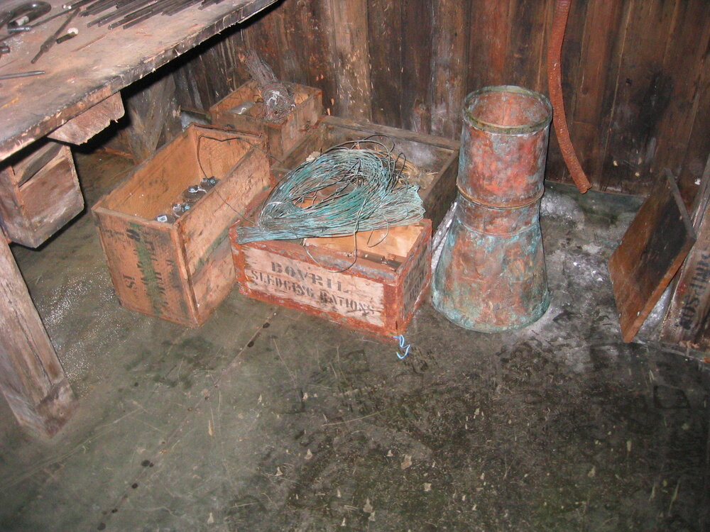 2003-04 Floor near physical laboratory in Scott's 'Terra Nova' Hut