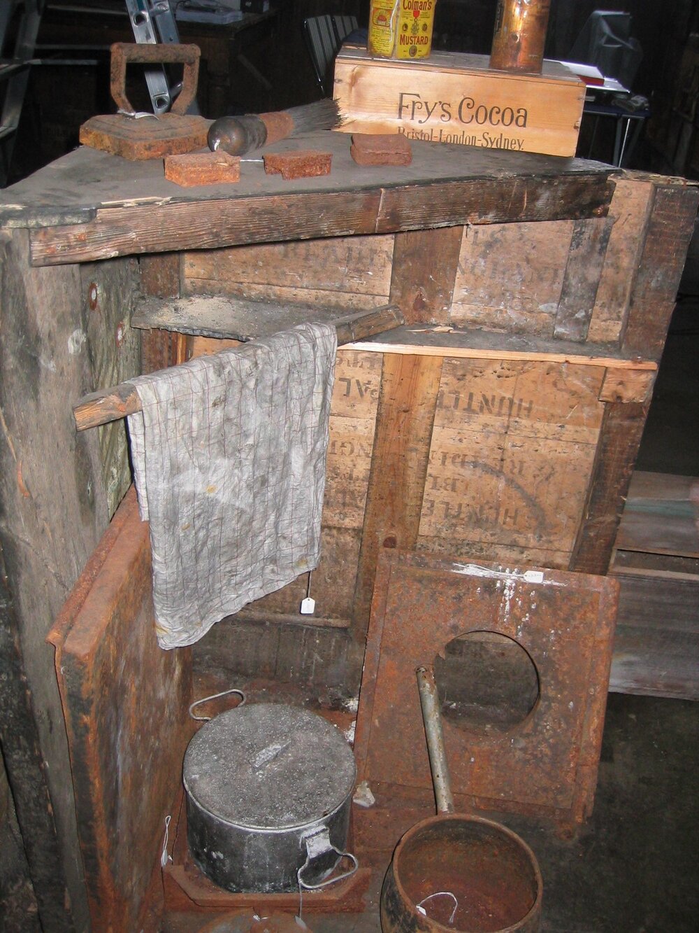 2003-04 Compartment in galley, Scott's 'Terra Nova' Hut
