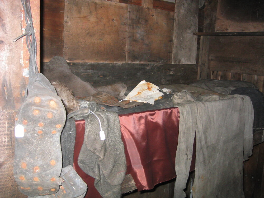 2003-04 Debenham's bunk, Scott's 'Terra Nova' Hut (001)