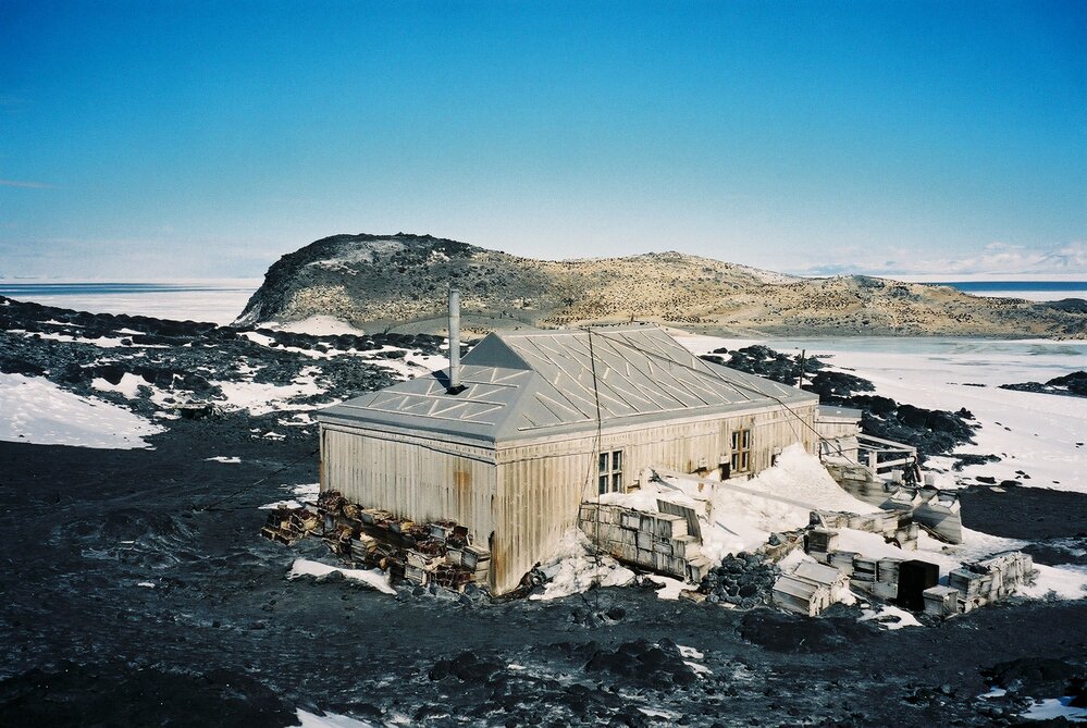 Northeast elevation of Shackleton's 'Nimrod' Hut