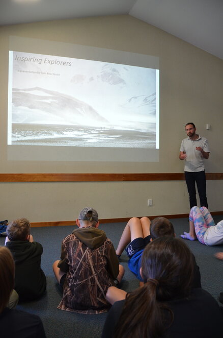 Inspiring Explorer alum Tom McTavish's presentation (001)