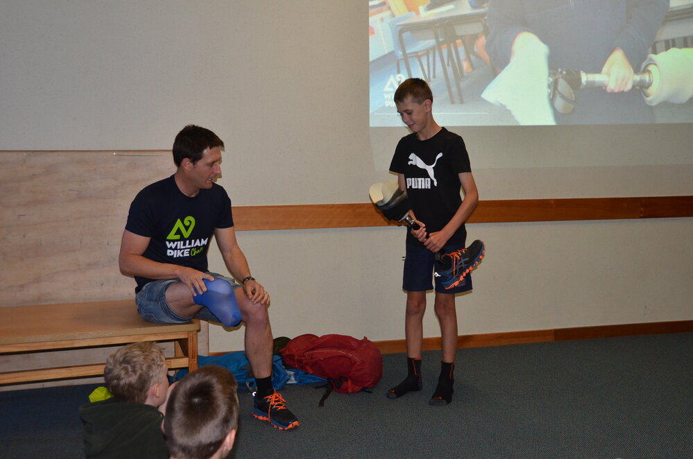 Inspiring Explorer alum William Pike and Young Inspiring Explorer Connor