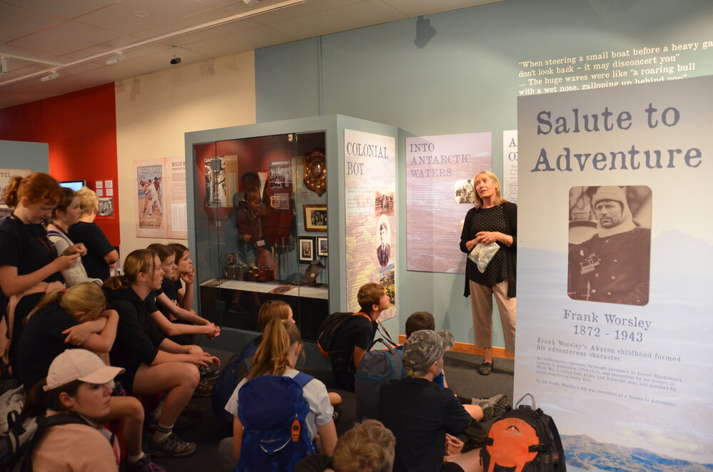 Visit to Akaroa Museum's Worsley exhibition (002)