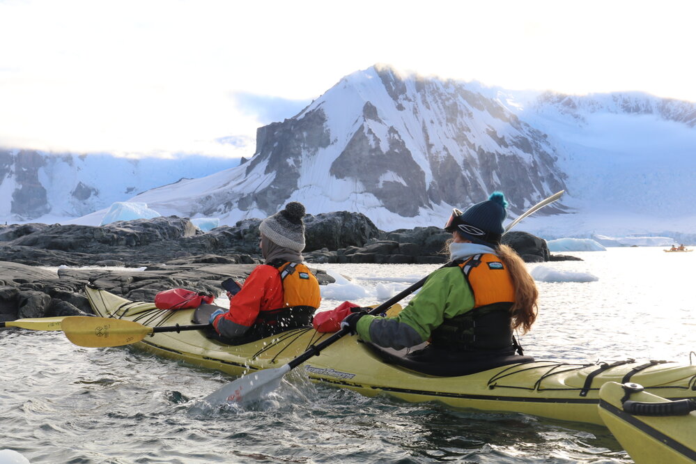 Inspiring Explorers Sadra Sultani and Ihlara McIndoe kayaking (002)