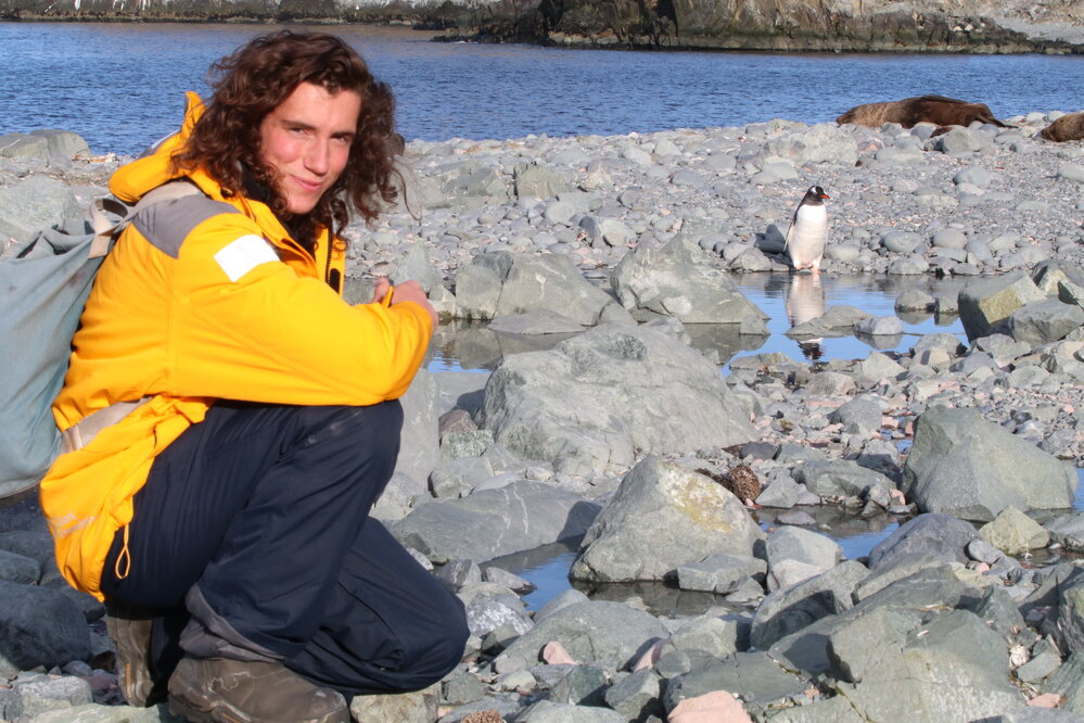 Inspiring Explorer Anzac Gallate and penguin pal