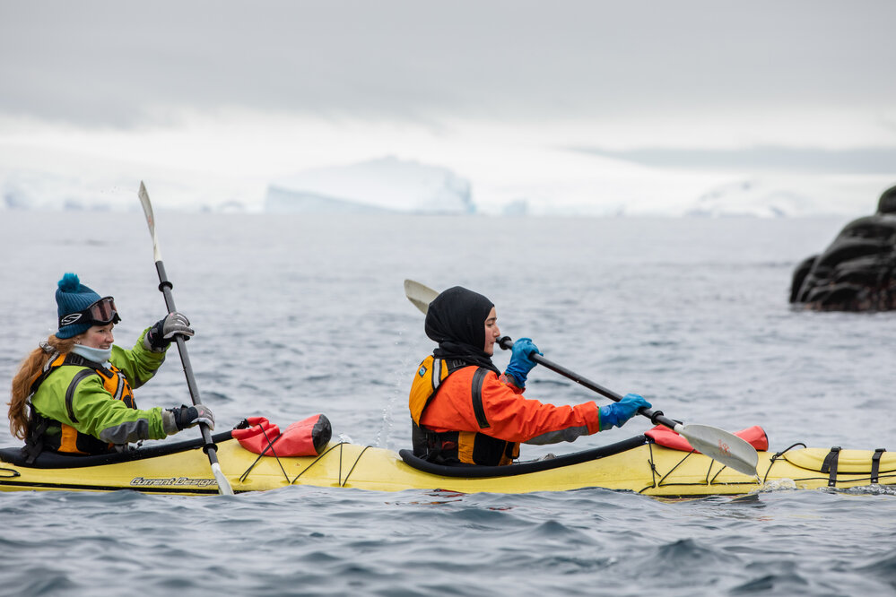 Inspiring Explorers Sadra Sultani and Ihlara McIndoe kayaking (013)
