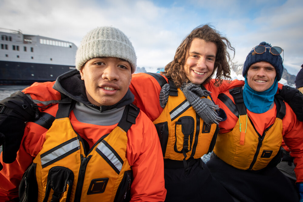 Inspiring Explorers A'aifou Kaufusi-Potemani, Anzac Gallate and Owain John