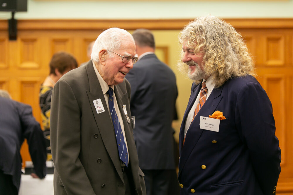 Scott Base building overseer Randall Heke and AHT Chair Mark Stewart (001)