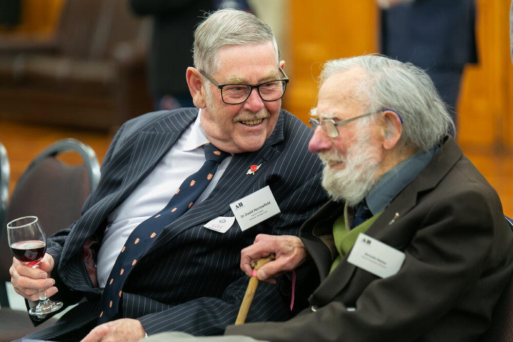 Dr David Harrowfield, Former AHT Trustee and geologist Arnold Heine (001)