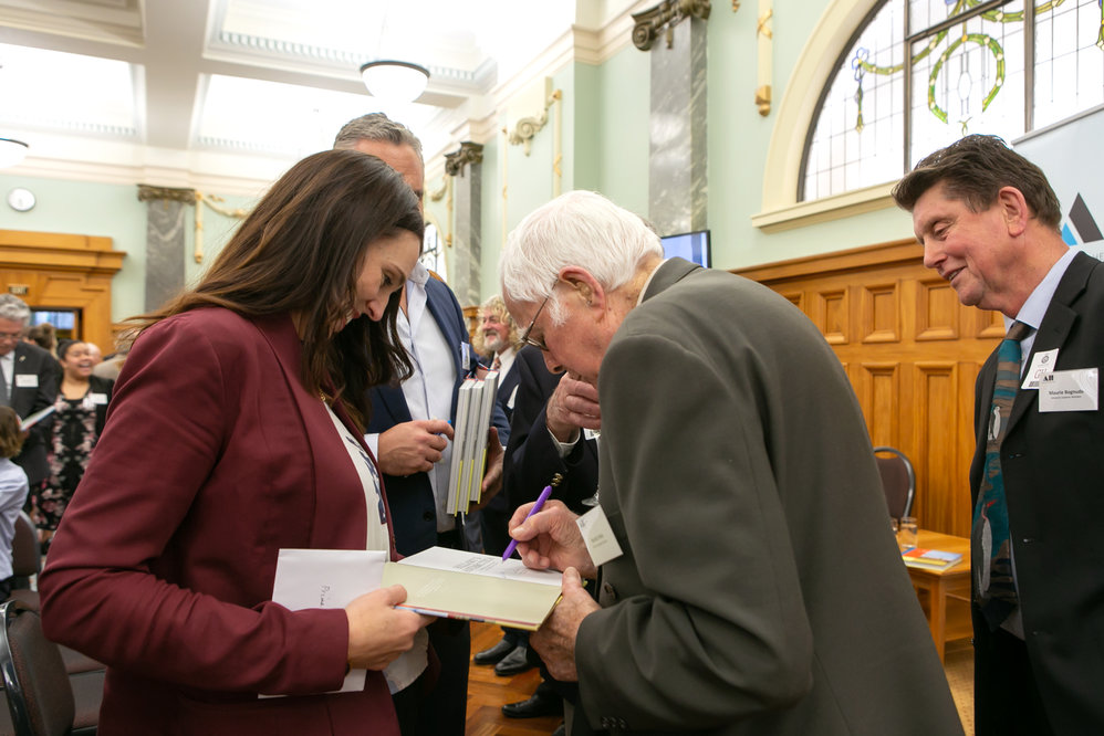 Rt Hon Jacinda Ardern, Randall Heke and Maurice Bognuda