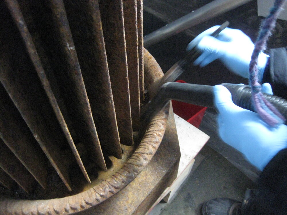 2008-09 'Terra Nova' hut, Wardroom stove (010)