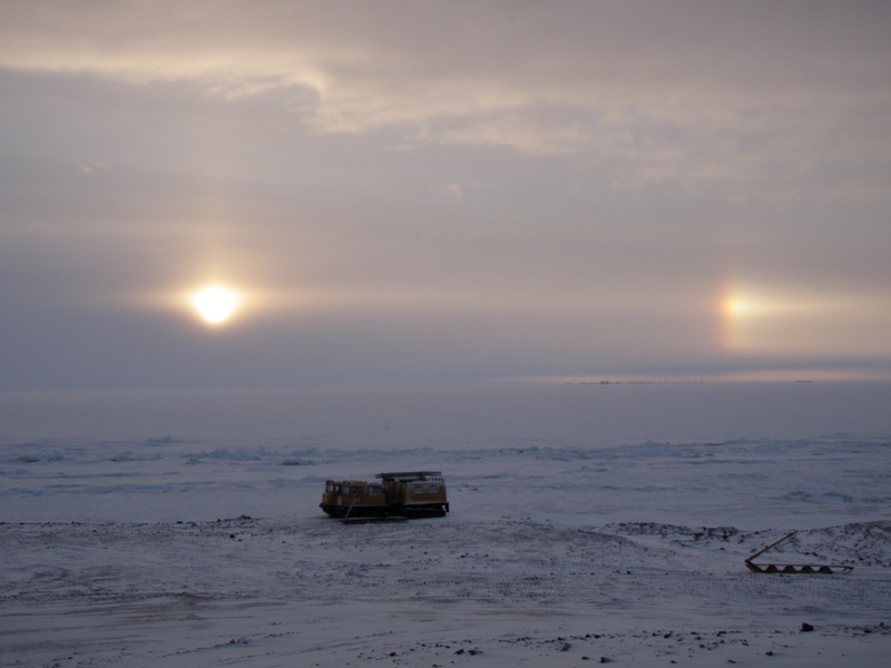 Winter 2009 Atmospheric Landscape, Sun dog (027)