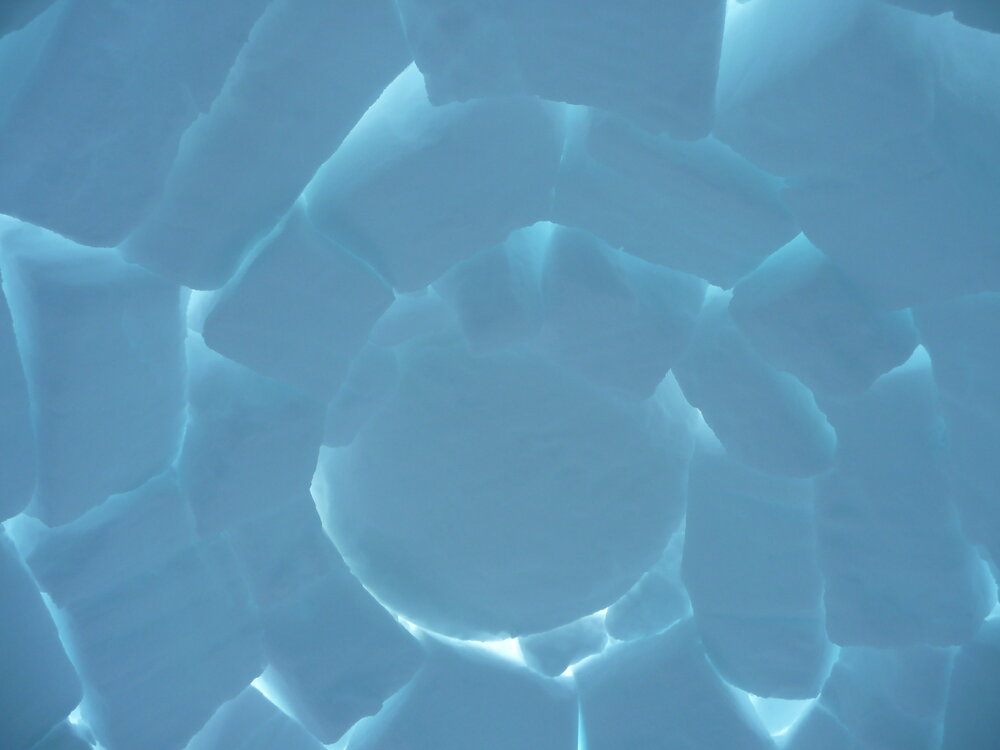 Winter 2009 Antarctic Field Training AFT Igloo