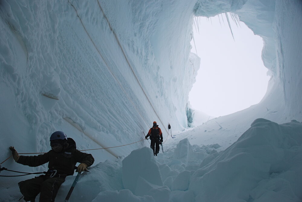Winter 2009 Crevasse exploring
