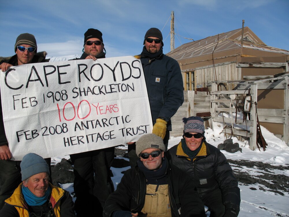 K170 Team at Cape Royds celebrating centenary