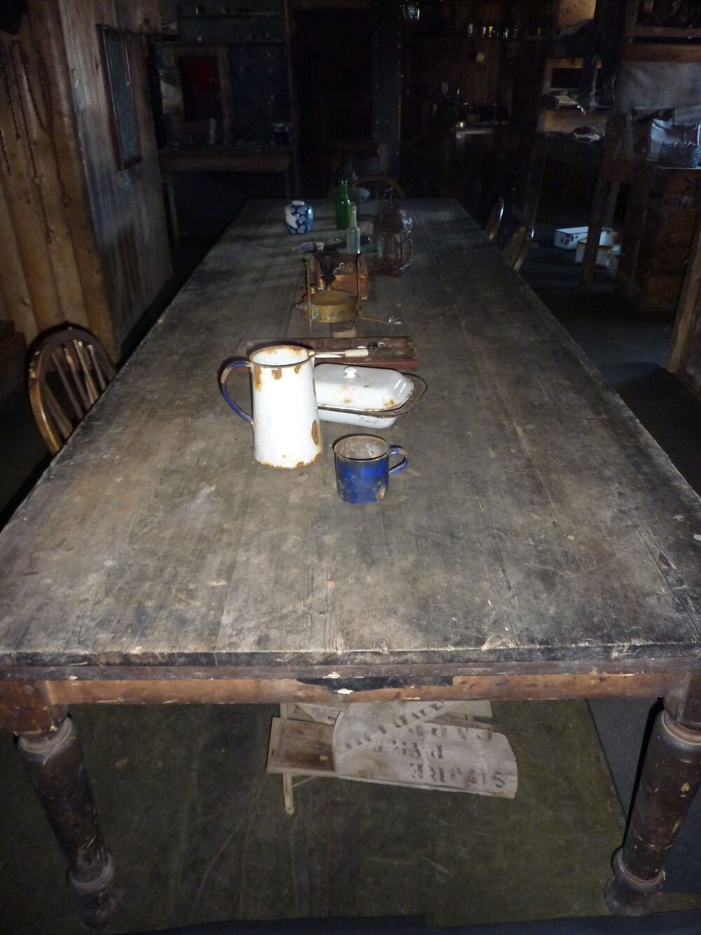 2009-10 Wardroom table, Scott's 'Terra Nova' hut