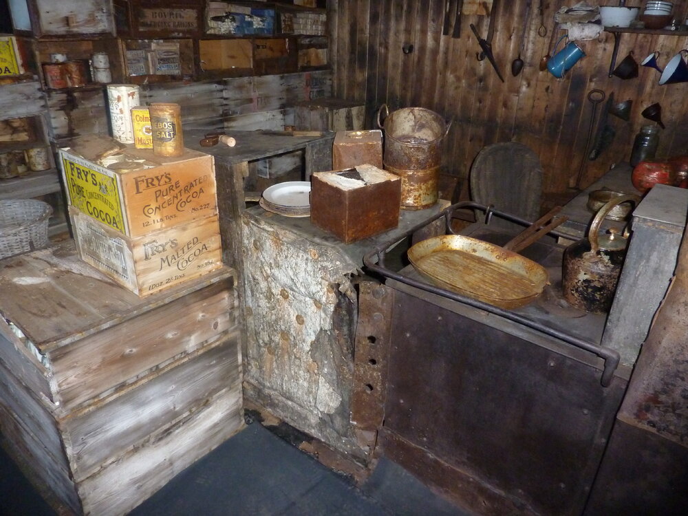 2009-10 Galley area, Scott's 'Terra Nova' hut