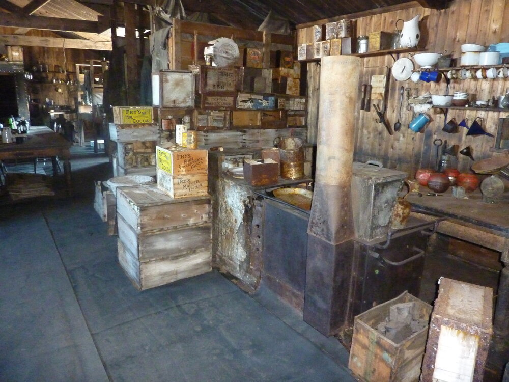 2009-10 Galley area, Scott's 'Terra Nova' hut