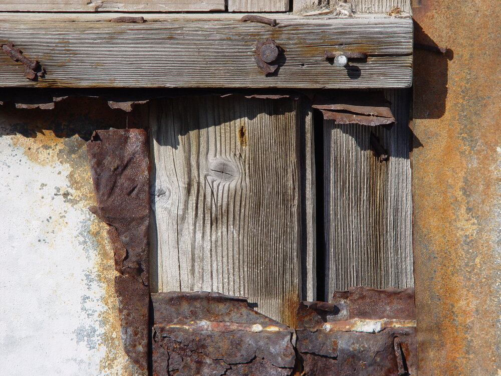 2007 North wall before patching with sheet metal, Cape Royds