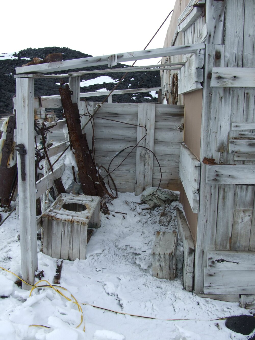 2007 Latrine area at Cape Royds