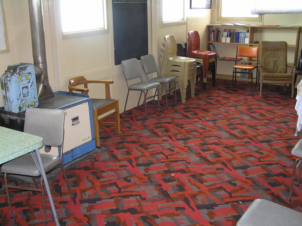 Mess room, looking west, Hillary's TAE/IGY Hut (001)