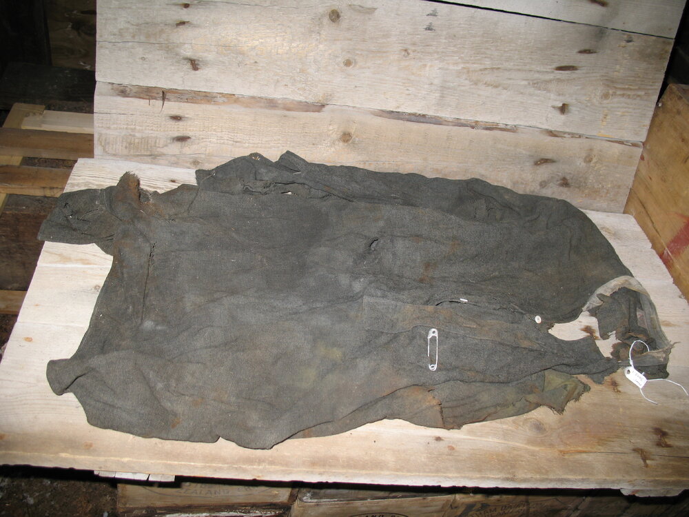 2007 K170 at Scott's 'Terra Nova' Hut stables - Kaiapoi brand woollen jersey