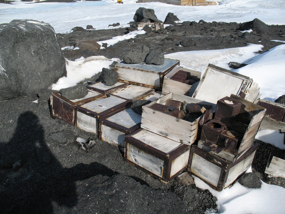 Venesta cases, Scott's 'Terra Nova' Hut (001)