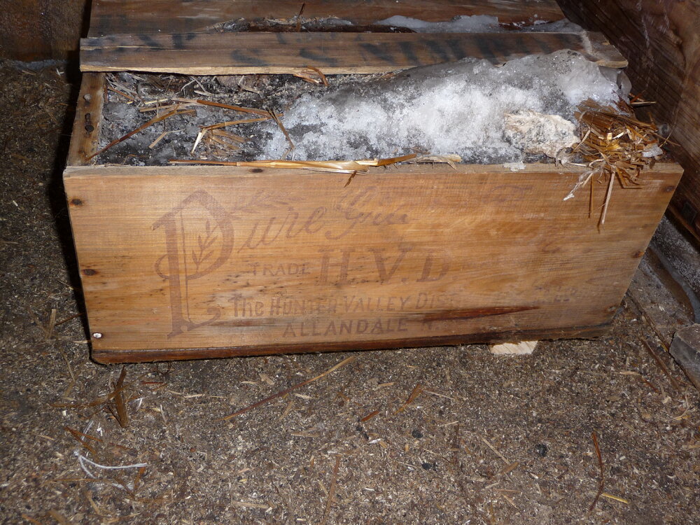 2009-10 Brandy crate excavated from underneath Shackleton's 'Nimrod' hut, Cape Royds (032)