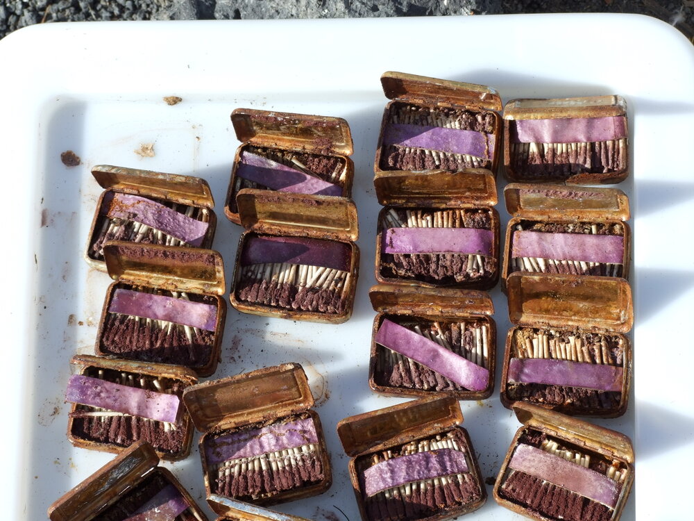2007 Boxes of matches found at Shackleton's 'Nimrod' hut, Cape Royds