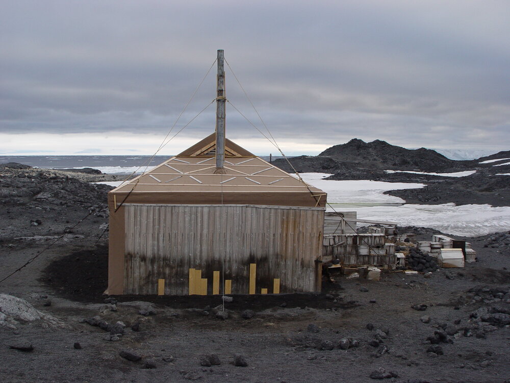 2007 Completed patches on Shackleton's 'Nimrod' hut cladding