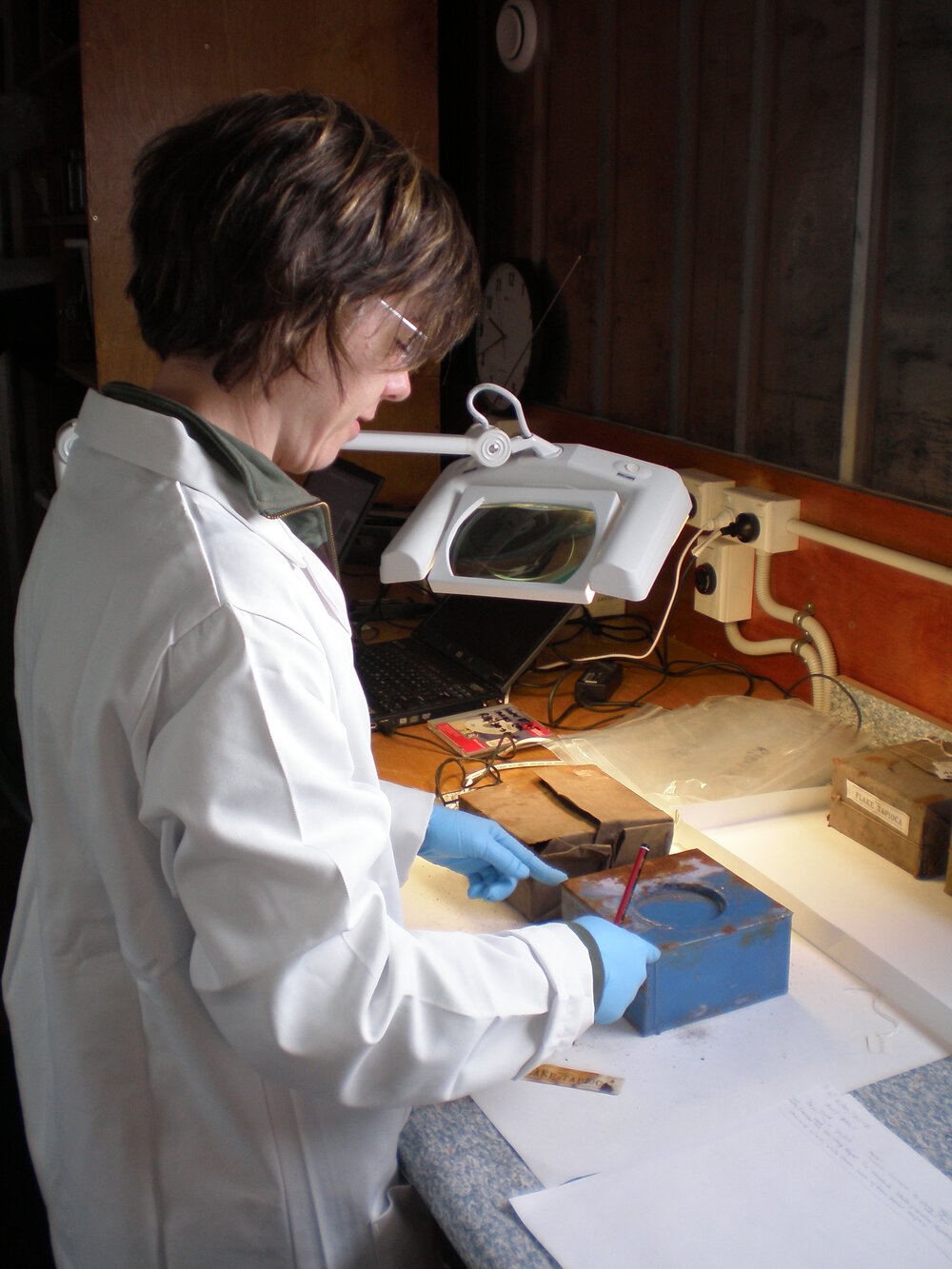 2007 Conservator Fiona Cahill at work