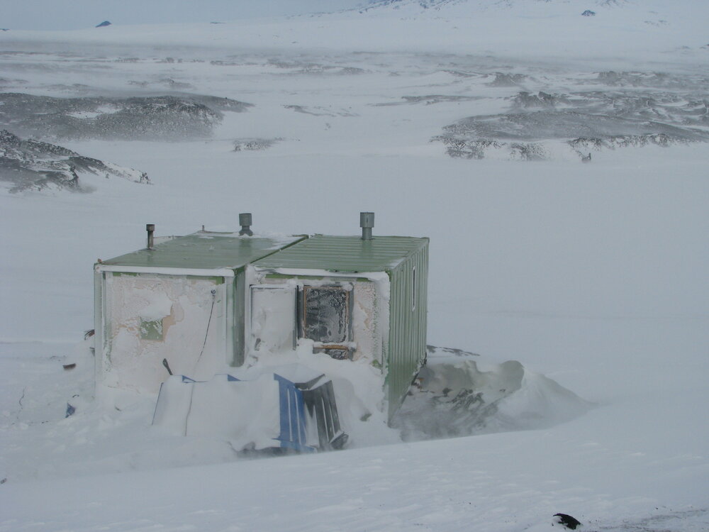 2010-11 Containers at the Cape Royds field camp