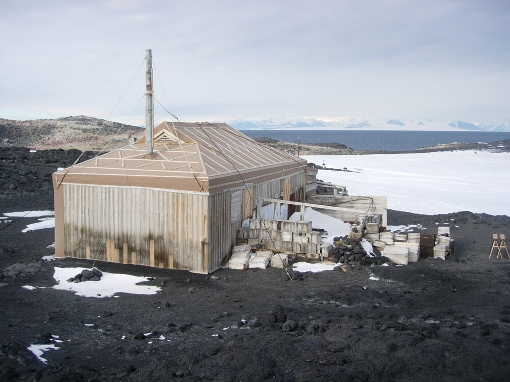 Northeast elevation of Shackleton's 'Nimrod' hut