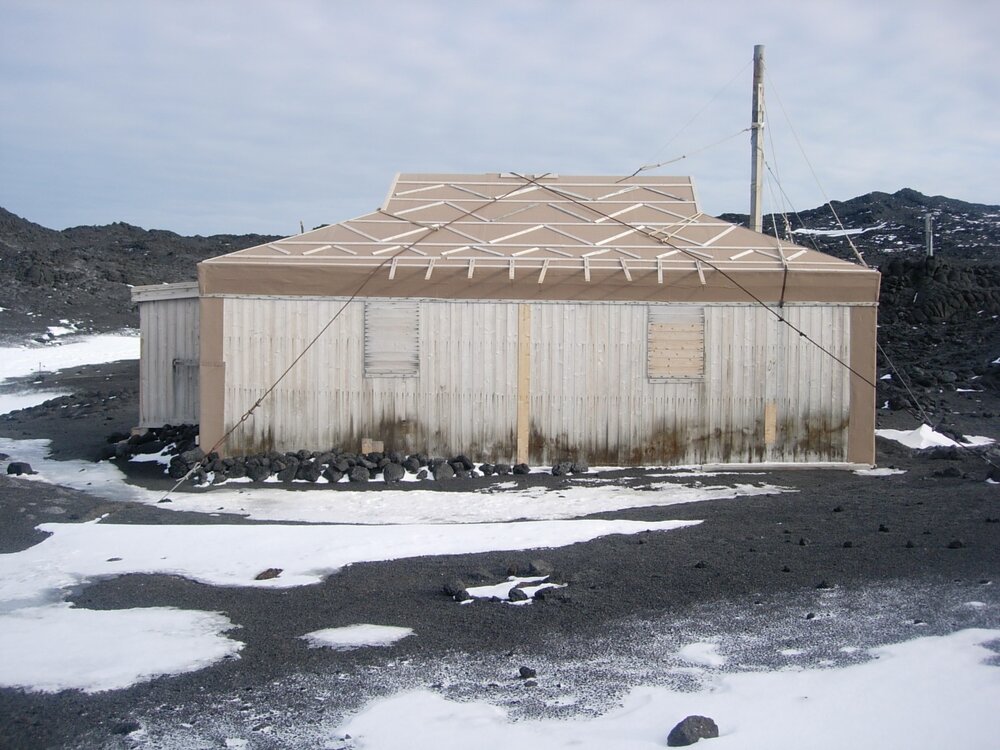 South elevation of Shackleton's 'Nimrod' hut