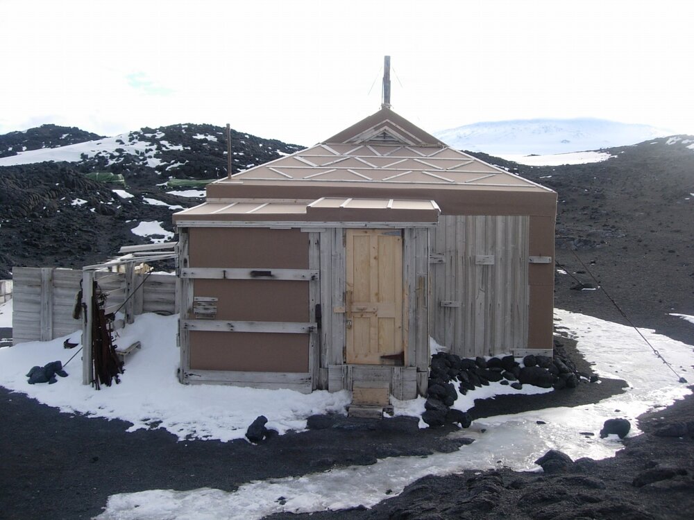 West elevation of Shackleton's 'Nimrod' hut