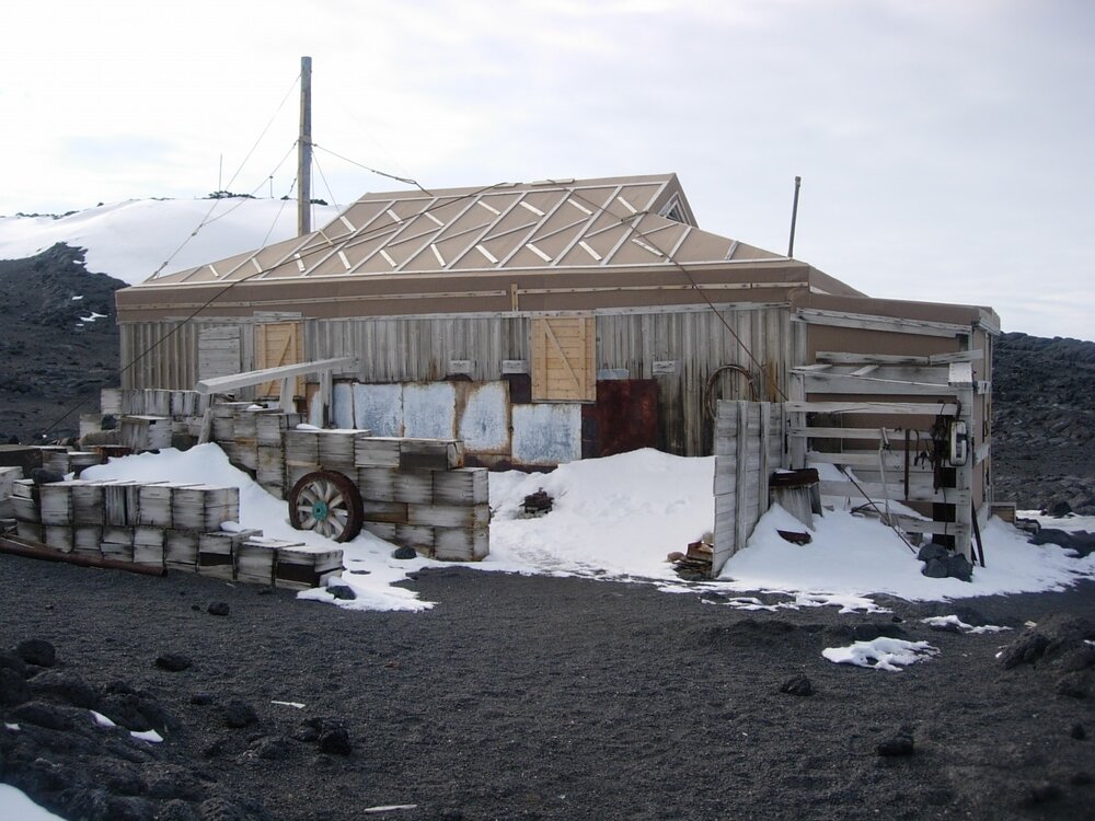 North elevation of Shackleton's 'Nimrod' hut 