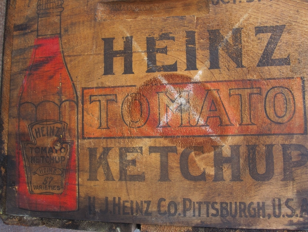 2010-11 Heinz tomato ketchup box inside Scott's 'Terra Nova' hut