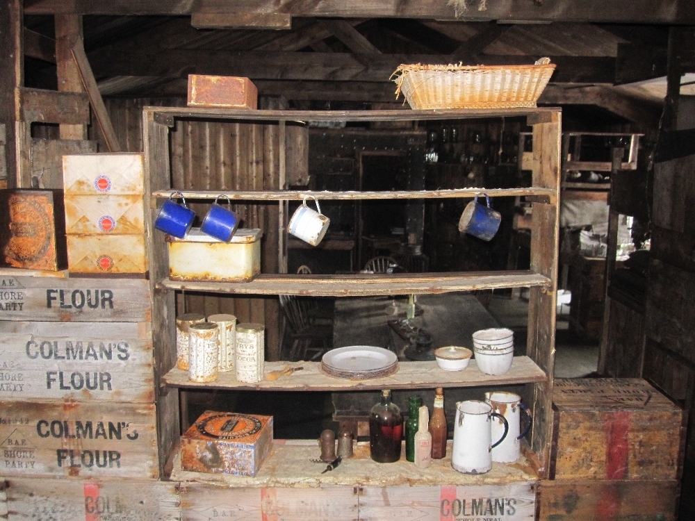 2010-11 Shelf on the rebuilt bulkhead, Cape Evans