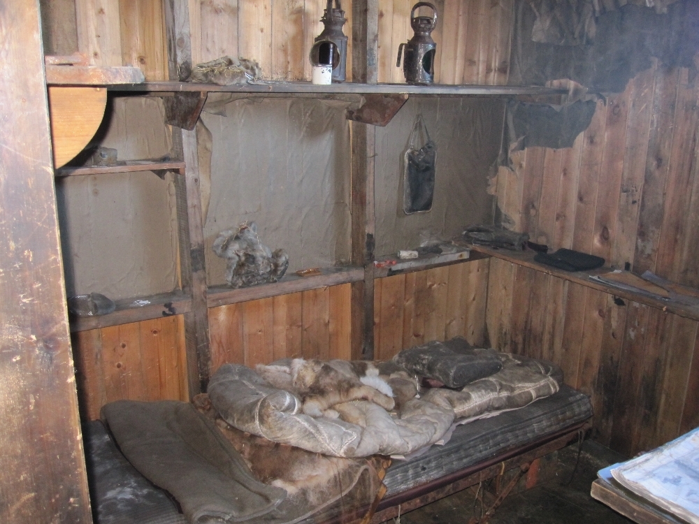2010-11 Scott's Cubicle inside Scott's 'Terra Nova' hut, Cape Evans