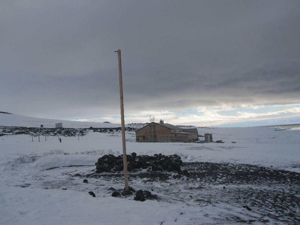 2010-11 Flagpole at Cape Evans
