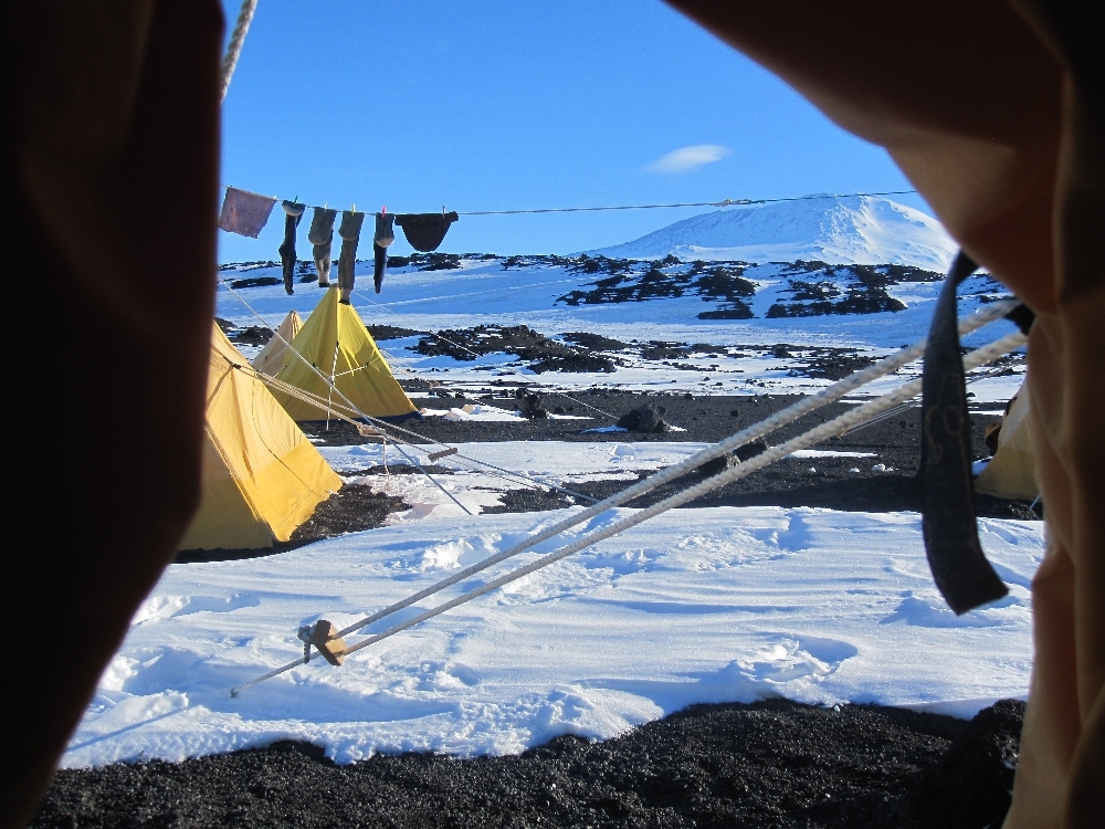 2010-11 View from the tent at the Cape Evans field camp
